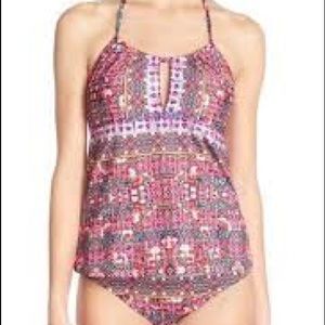 Two piece swimsuit by Nanette Lepore with tags.
